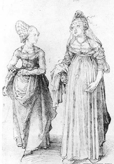 Albrecht Durer Nuremberg and Venetian Women